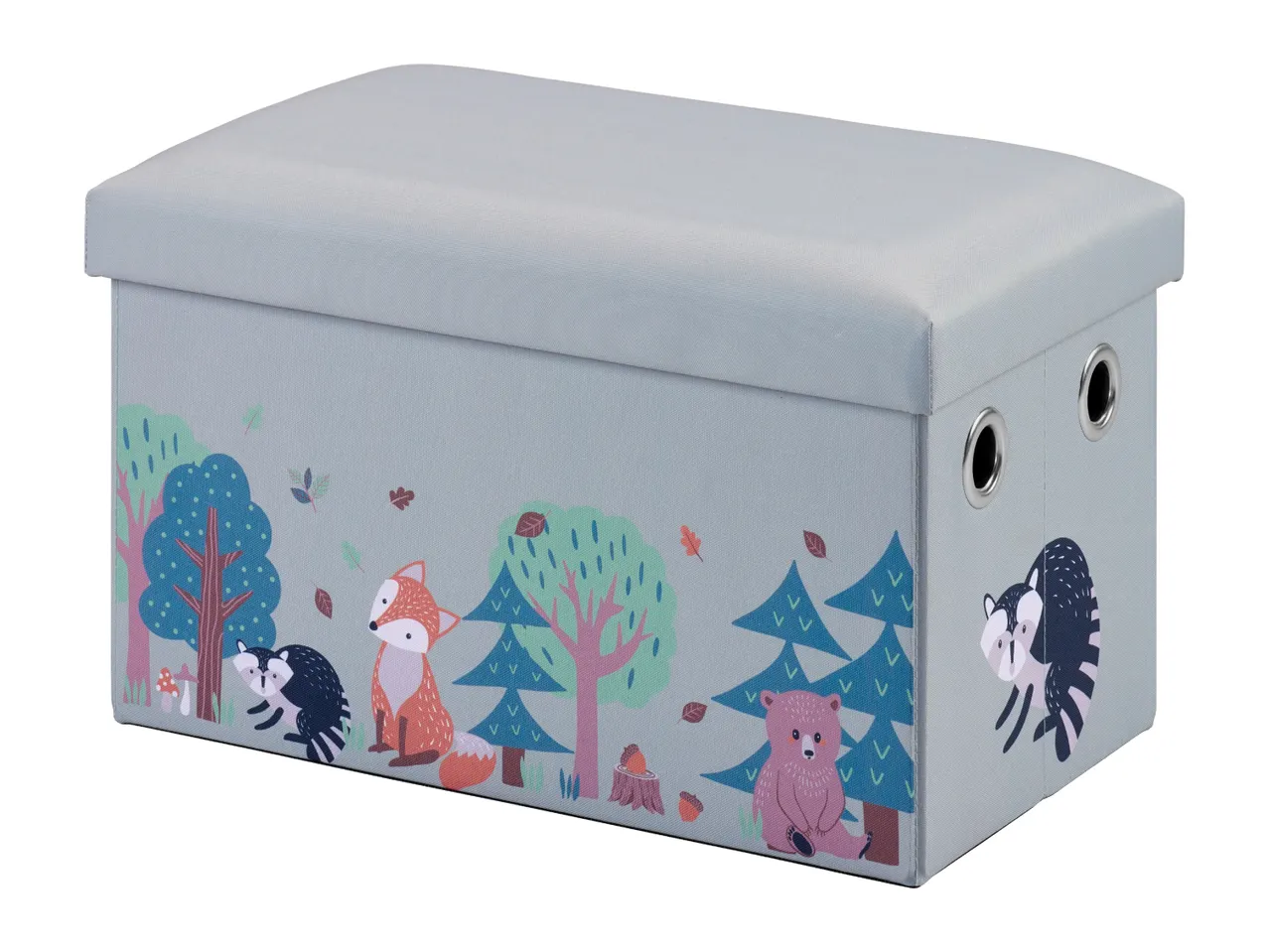 Livarno Home Blue Storage Ottoman