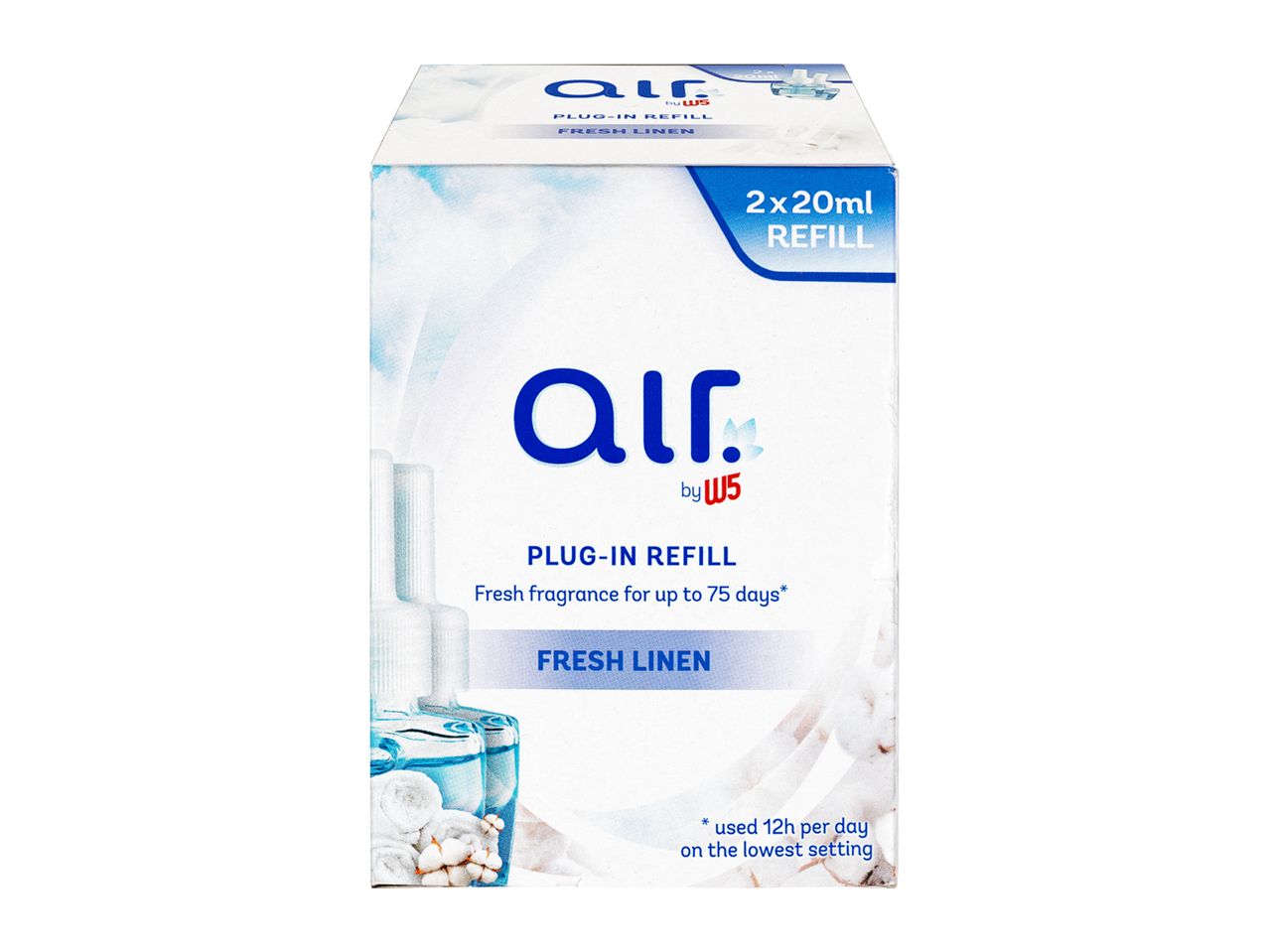 Air Wick refills, Fresh Linen scent: 2 x 20ml.