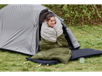 Crivit sleeping bag, sleeping mat, and tent.