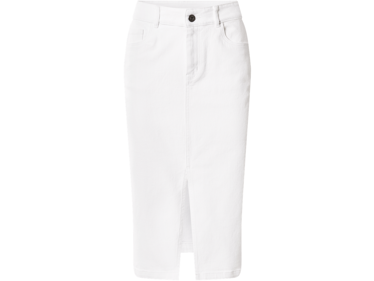 Valge teksaseelik esilõhikuga