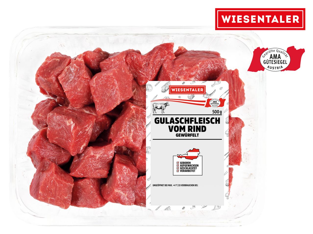 Gehe zu Vollbildansicht: Rinder Gulaschfleisch - Bild 1