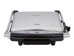 A silver and black contact grill.