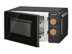 SILVERCREST® 700W Microwave with open door, showing controls and interior.