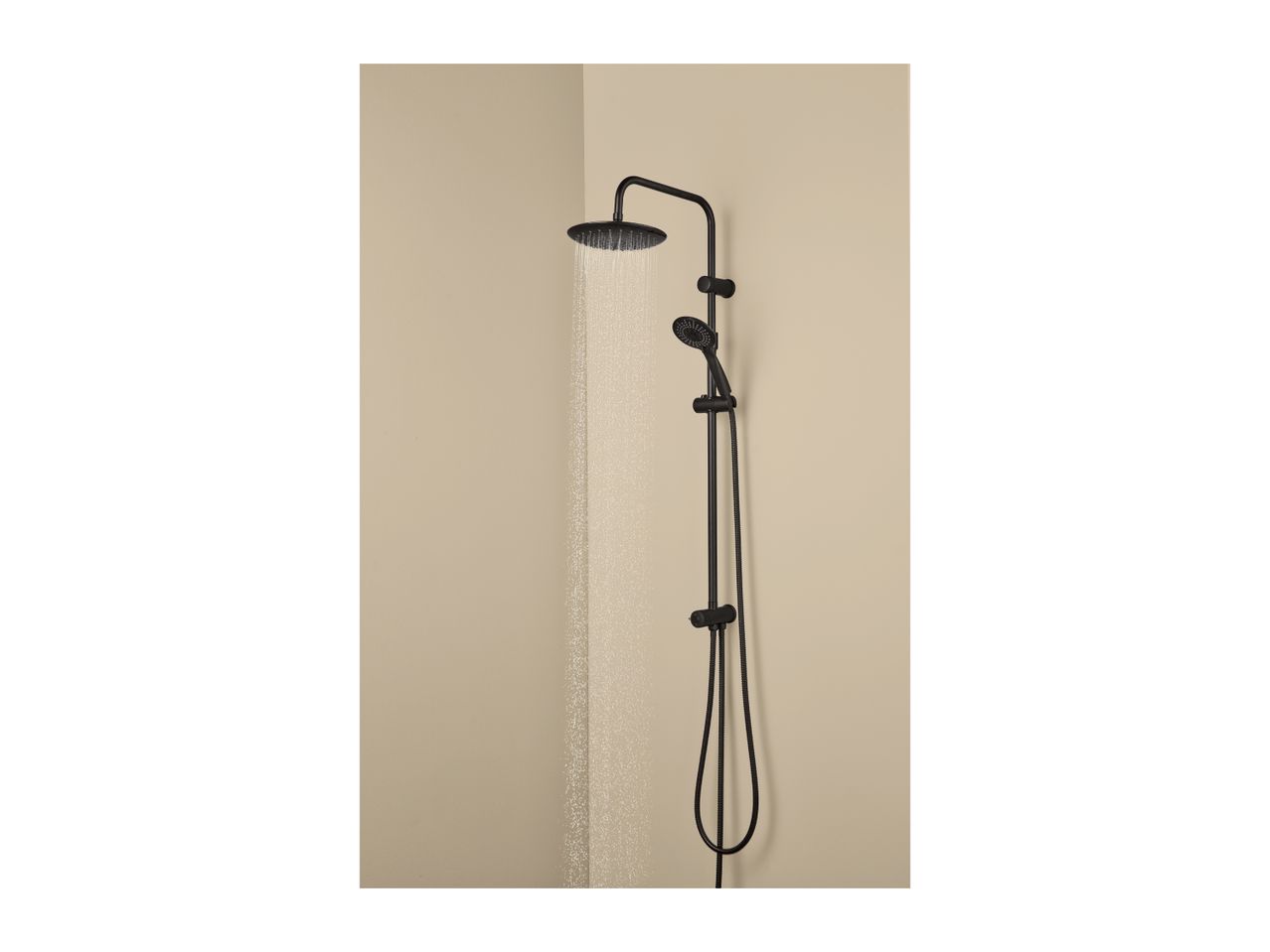 LIVARNO Black Shower Riser Kit - Lidl Plus price