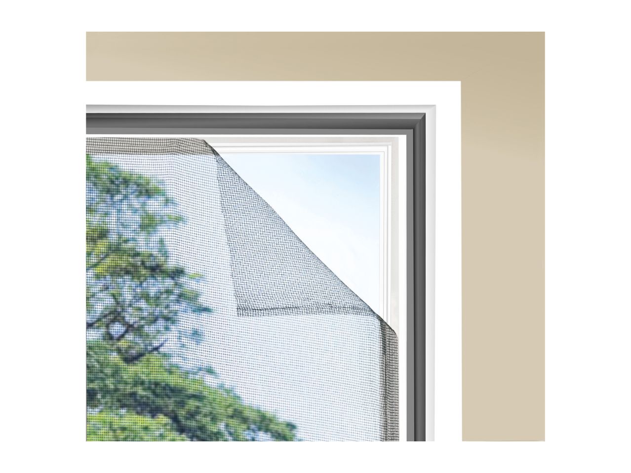 Dark Grey Window Insect Screens - 2 Pack