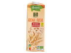 Embalagem de Bebida de Aveia Bio 0% Açúcar Vemondo com grãos e espigas de aveia.