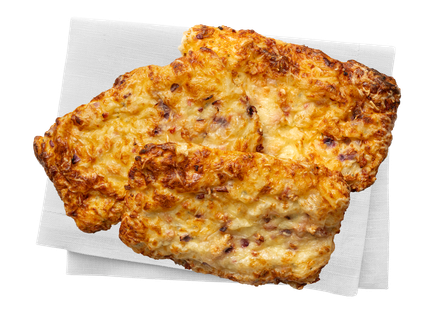 Baconös kenyérlángos