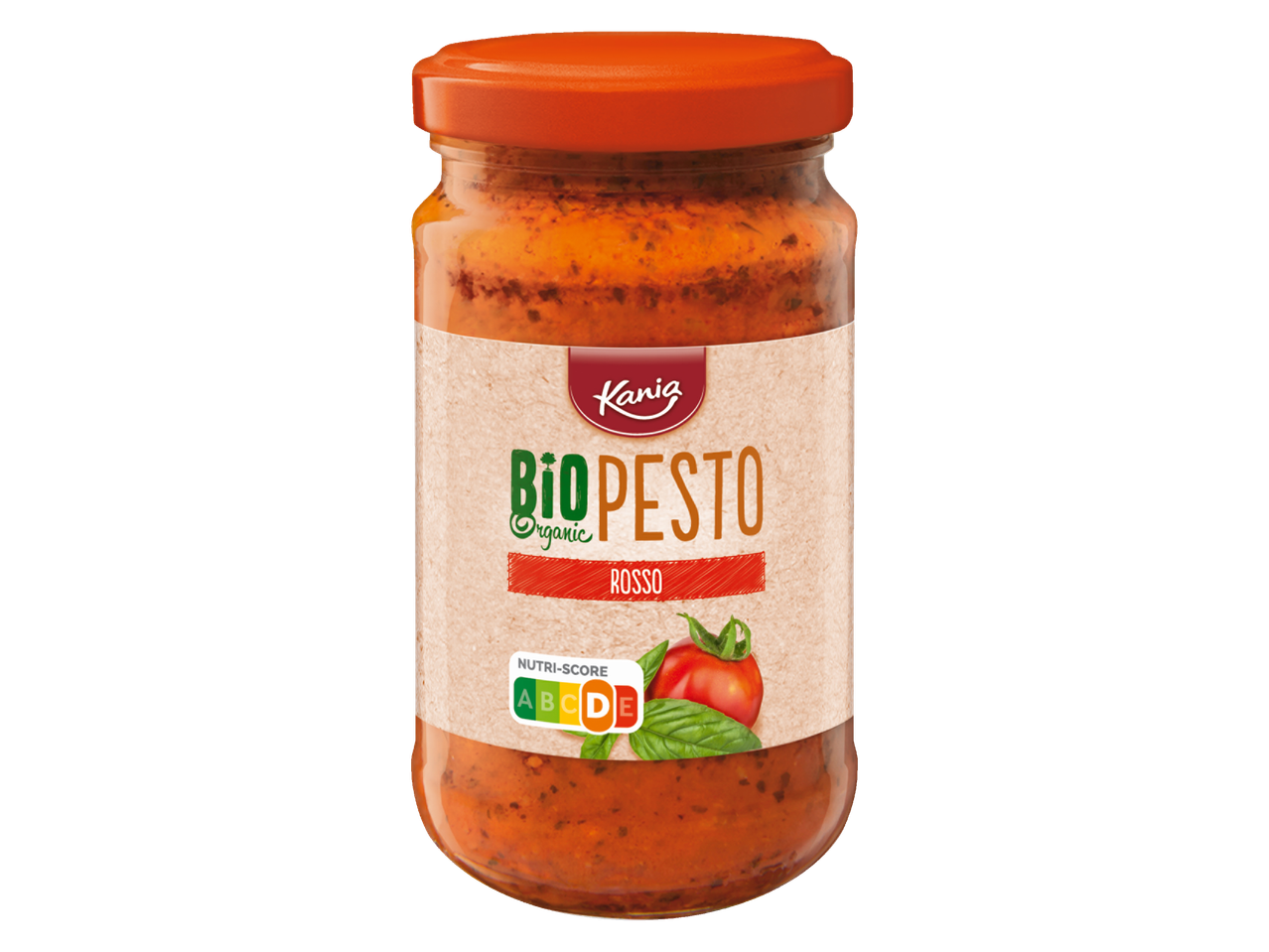 Kania Bio Pesto Rosso biologische pot.