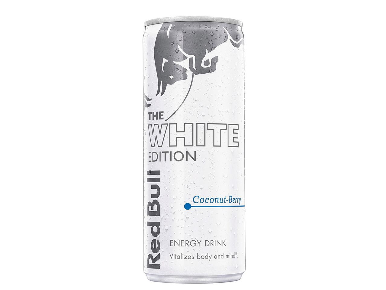 Κονσέρβα Red Bull White Edition με γεύση καρύδας-μούρου.