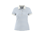 ESMARA ženska polo majica s plavo-bijelim prugama i gumbima.