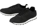 esmara® Men's Trainers in black with white soles