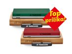 Dva seta Parkside brusnih kamenja na drvenim postoljima, odlična prilika!