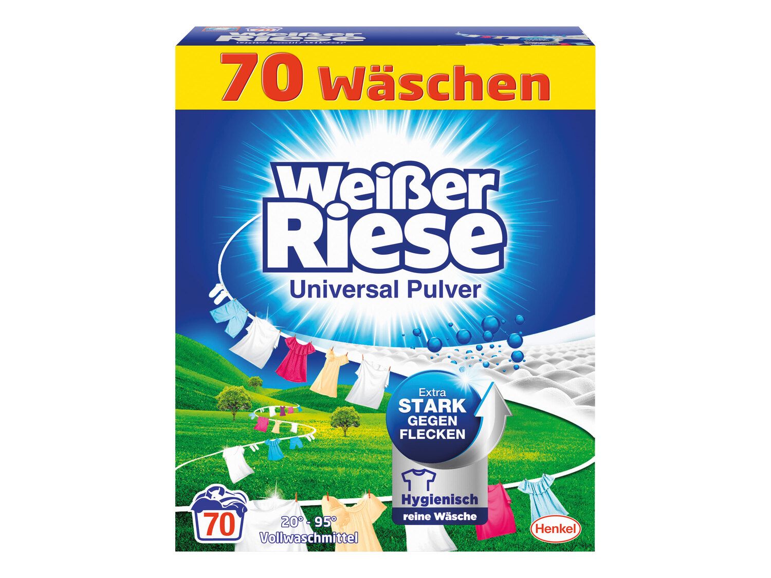 Pulver Lidl 70 - Universal Wäschen Weißer Riese
