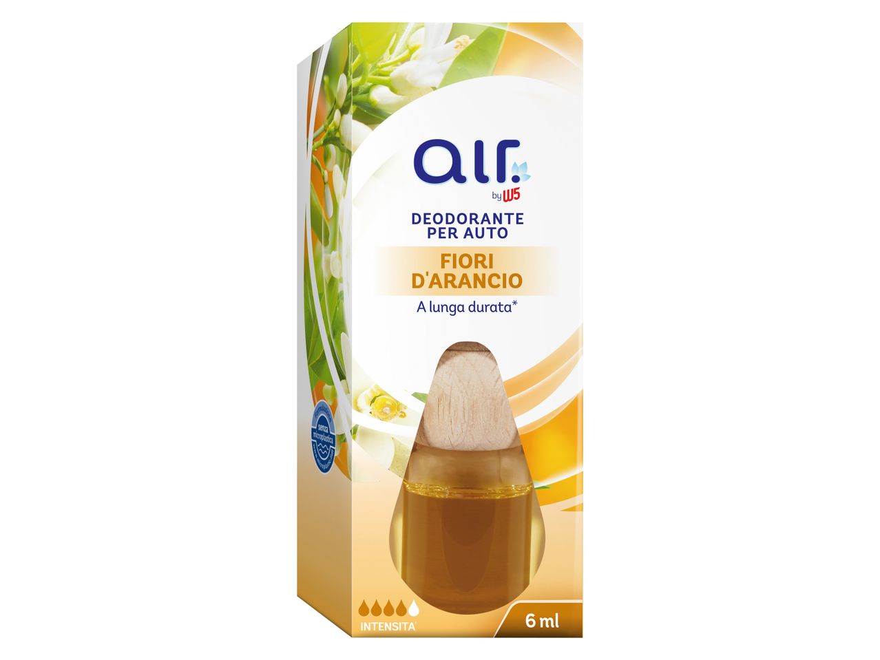 Air Wick essential mist diffuser with orange blossom scent.