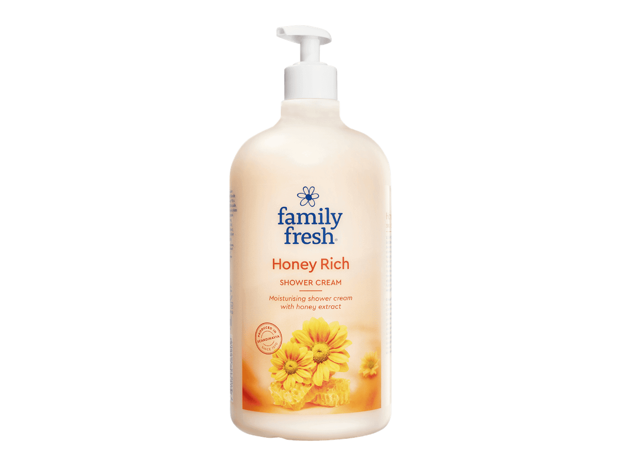 Family Fresh Honey Rich -suihkuvoide hunajauutteella.