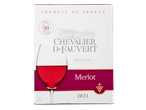 Chevalier De Fauvert Merlot 2021, 3 liter doos