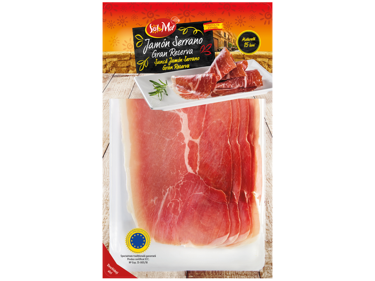 Şuncă Solmar Jamón Serrano Gran Reserva.