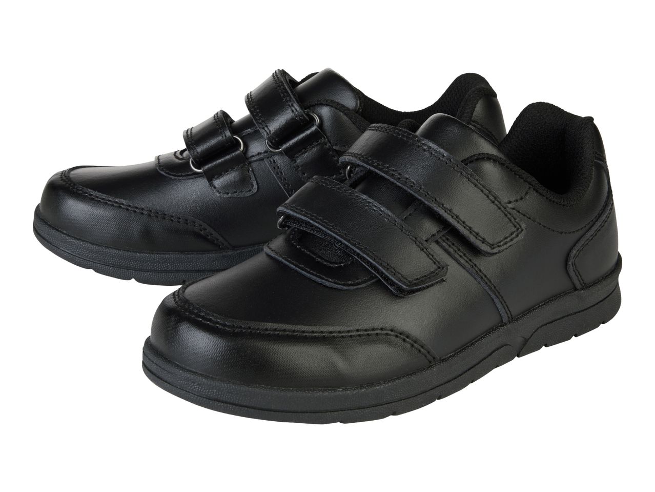Kids’ Leather School Shoes With Hoop 