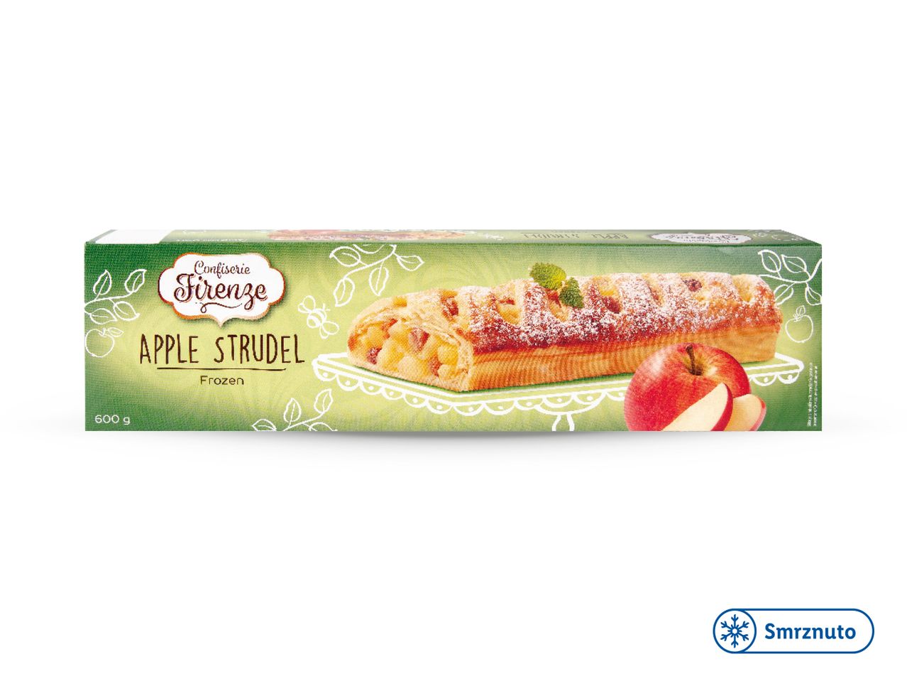 Smrznuta jabukova štrudla Confiserie Firenze (600g).