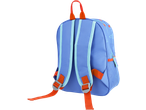 Pijama Lupilu: Mochila azul com alças laranja e detalhes azul-claro