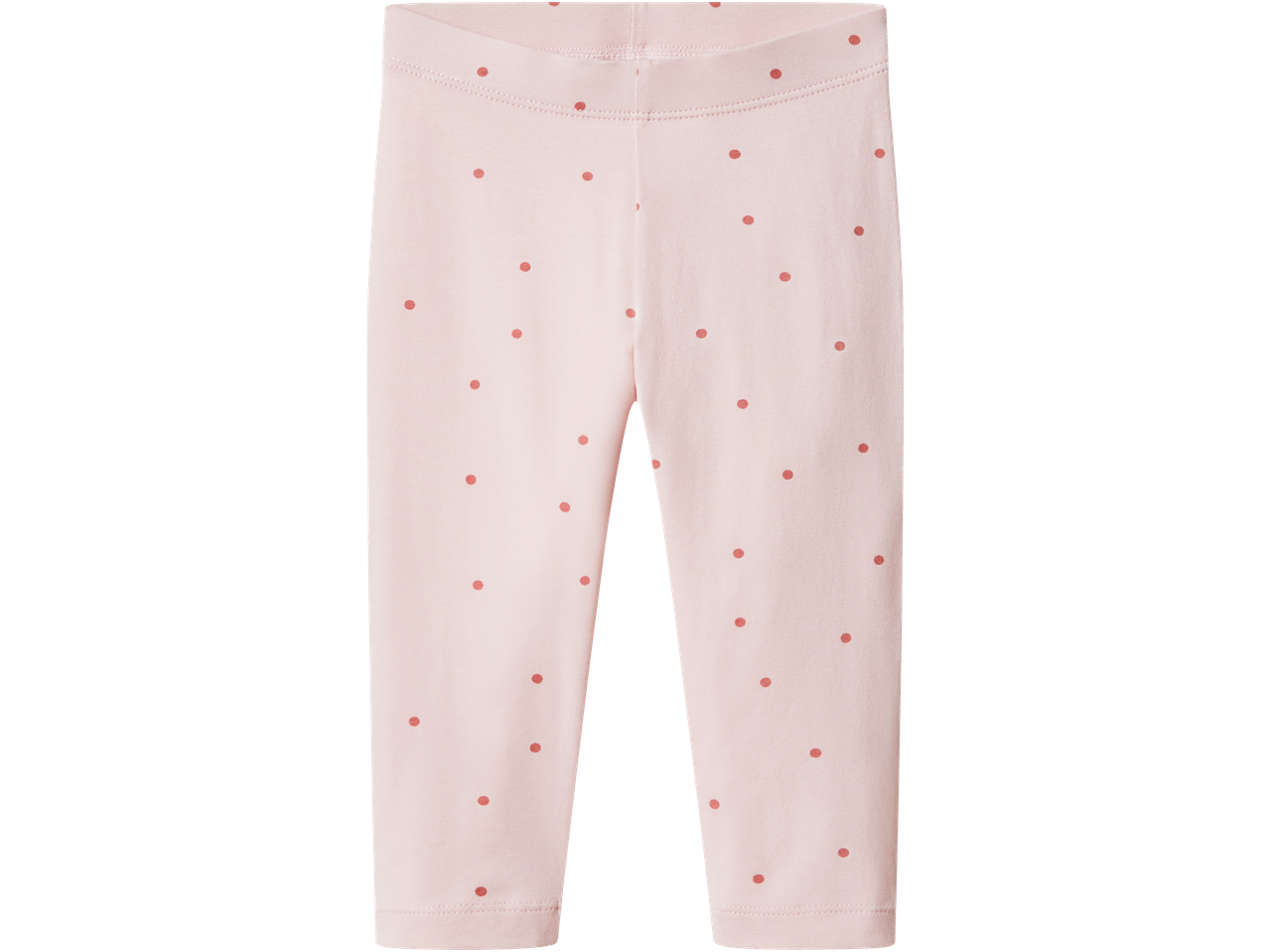 Παιδικό κολάν κάπρι Lupilu σε ανοιχτό ροζ με κόκκινες πουά.