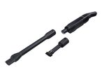 Handheld vacuum cleaner with extension tube and brush attachment