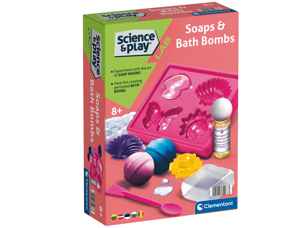 Science & Play komplekts ziepju un vannas bumbu pagatavošanai.