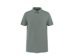 Tricou polo ESMARA MEN pentru bărbați, verde kaki, cu guler și fentă cu nasturi.