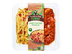 Kant-en-klaarmaaltijd met Caribische kip masala en spaghetti, 450g.