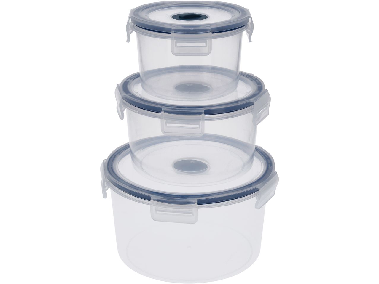 Set contenitori per microonde, 3 pezzi