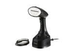 Escova a vapor Silvercrest® e acessório de escova em fundo preto.
