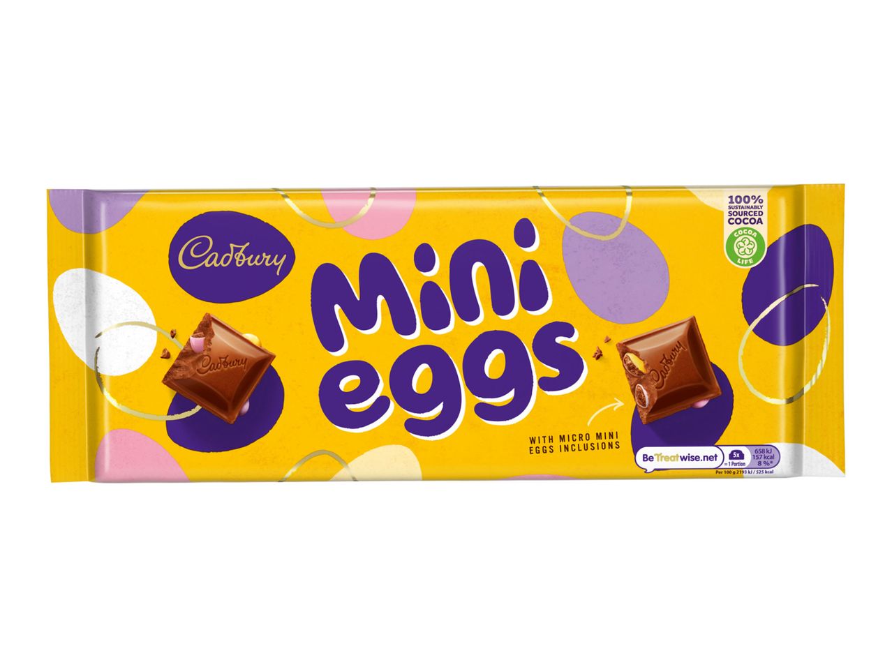 Go to full screen view: Cadbury Giant Mini Eggs Bar - Image 1