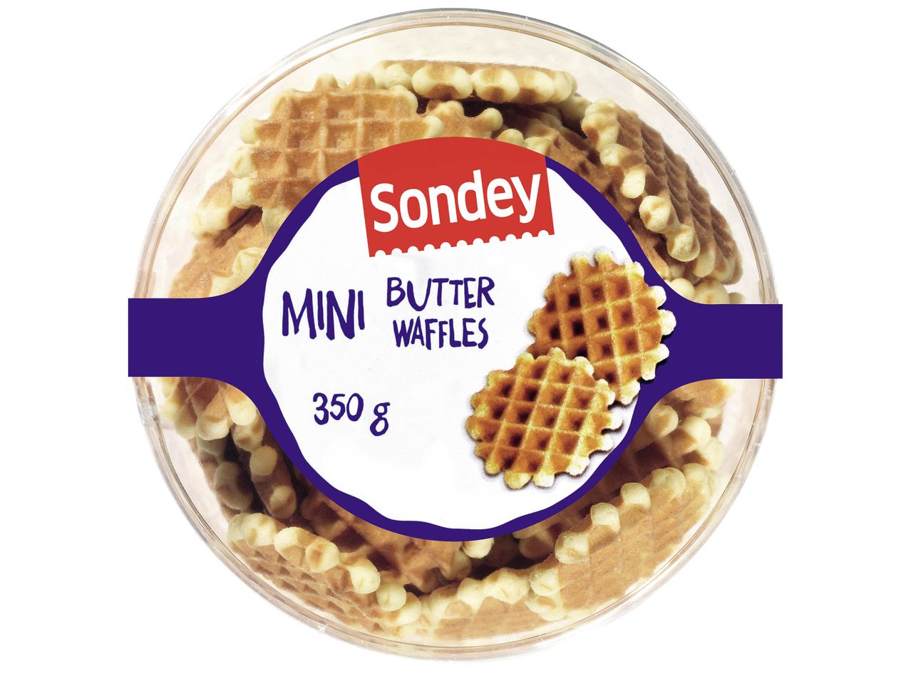Boîte de mini-gaufres Sondey, 300g.