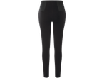 Svarta högmidjade leggings med subtil lyster.