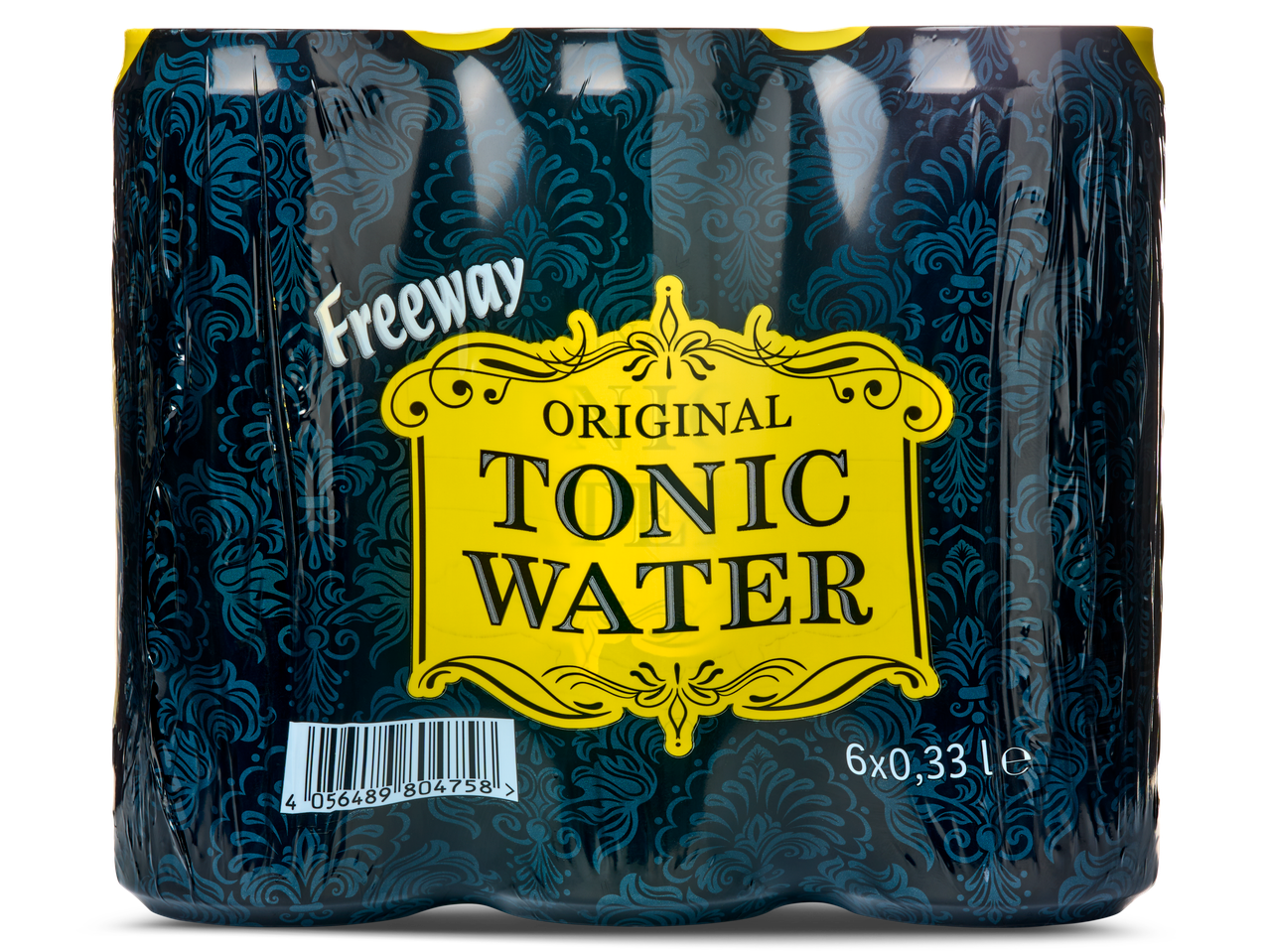 6 blikjes Freeway Original Tonic Water.