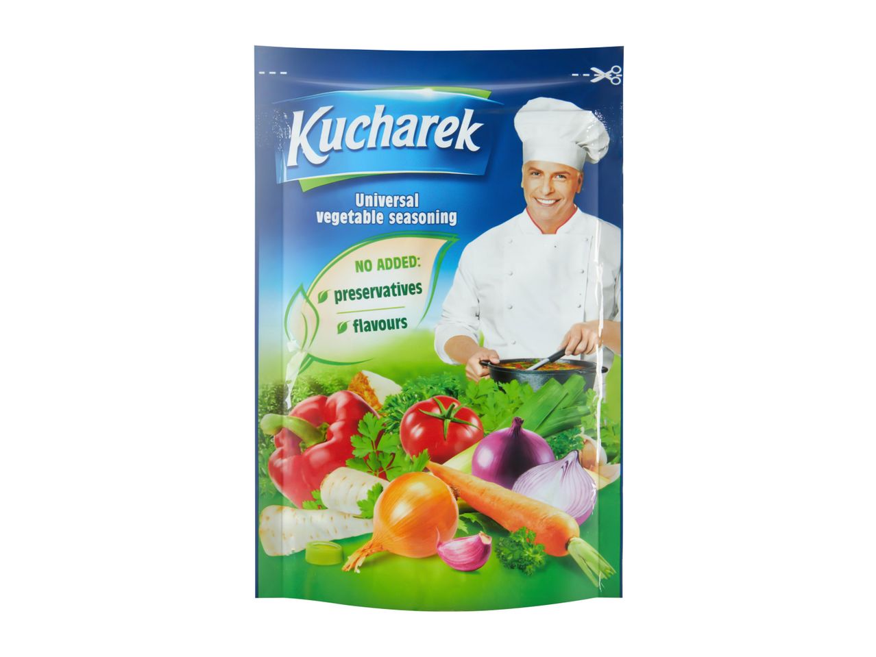 Kuhnert vegetable salad dressing pouch.