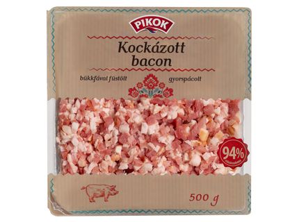 Kockázott bacon