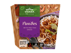 Vitasia makaronai su Pad Thai padažu, 330g, su švelniu, vidutiniu ir aštriu prieskonių lygiu.