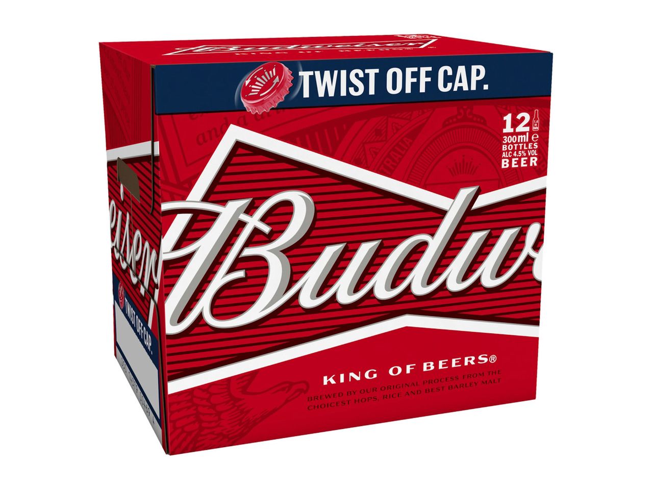 Go to full screen view: Budweiser Premium Lager - Image 1