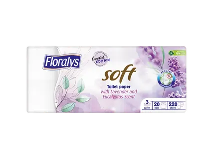 FLORALYS Toiletpapier soft lavendel-eucalyptusgeur