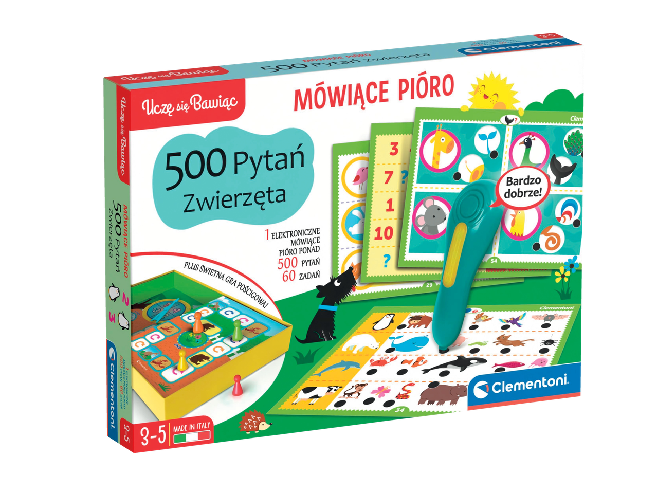 Gra edukacyjna Mówiące Pióro, 500 pytań; Gra edukacyjna Mówiące Pióro, 500 pytań
