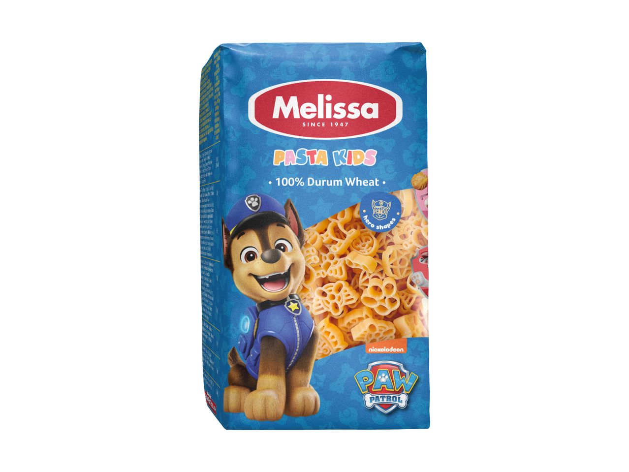 Melissa Pasta Kids Nudeln in Paw Patrol Heldenformen.