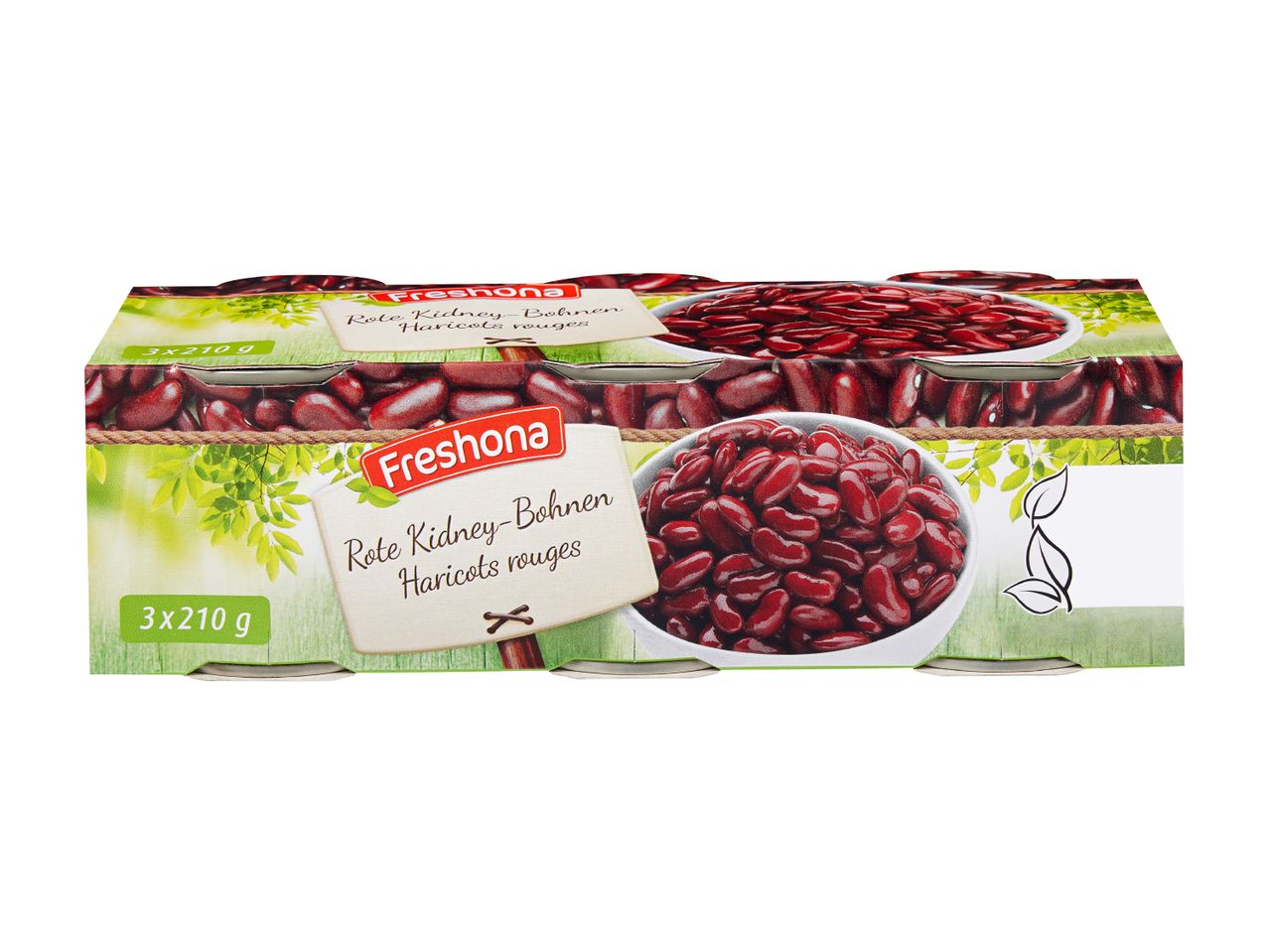 3 Dosen Fresona rote Kidneybohnen.
