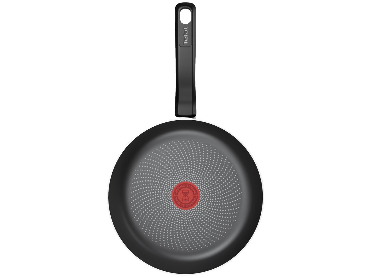 Tefal Frying Pan with a black handle and a red Thermo-Signal indicator in the center