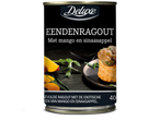 Deluxe Eendenragout met mango en sinaasappel in blik.