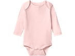 lupilu® baby long-sleeve bodysuit in light pink