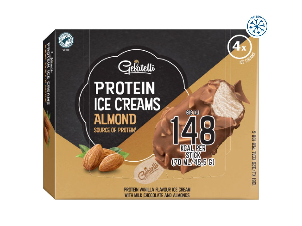 Protein Ice Creams Almond bars