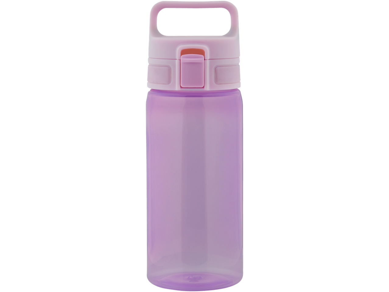 Lilla veepudel roosa kaanega.