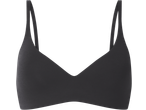 Sutien ESMARA fără sârmă, negru, cu bretele subțiri