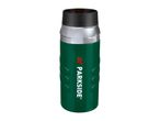 PARKSIDE green and silver thermos flask